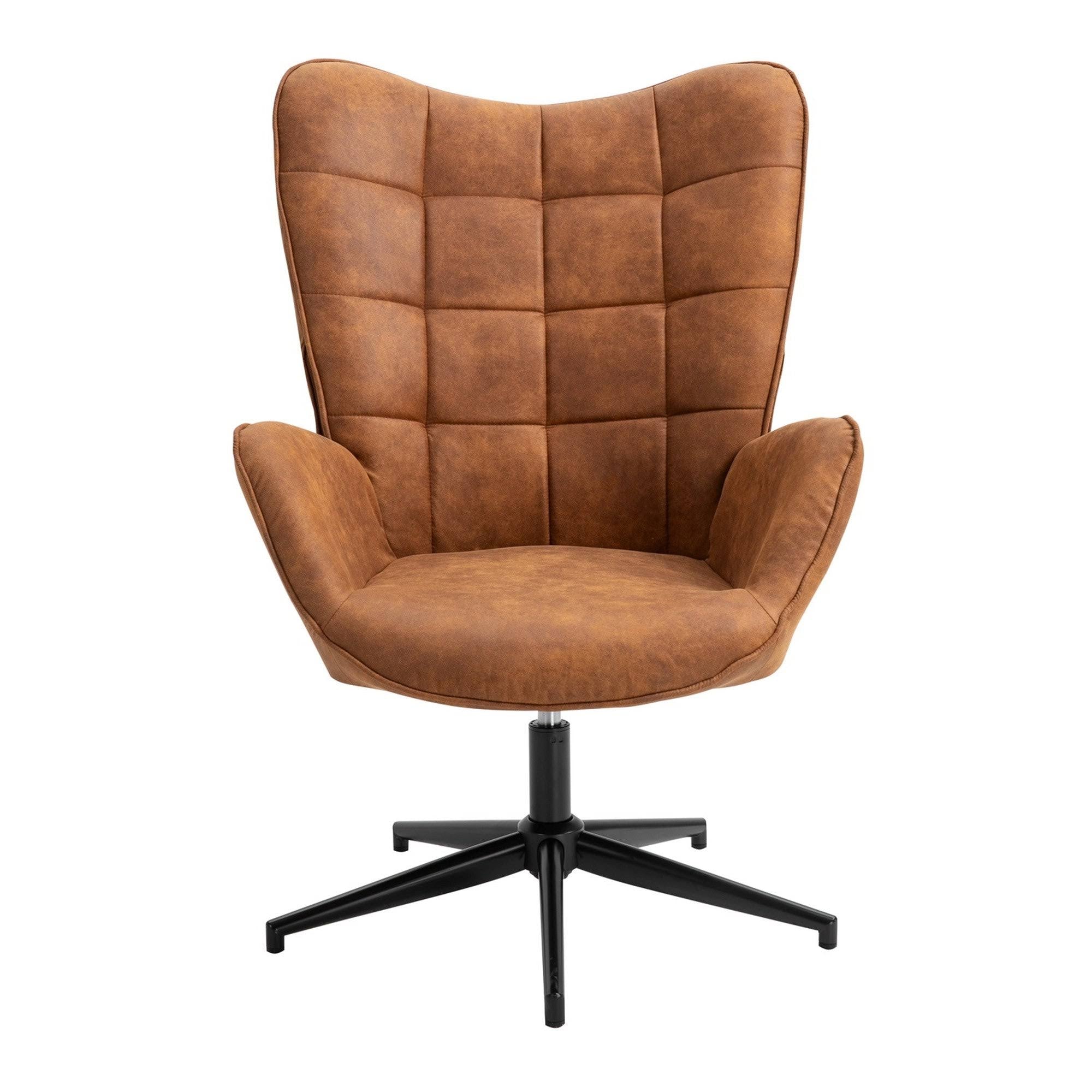 Dark Green Leisure Chair with Round Arm C694930