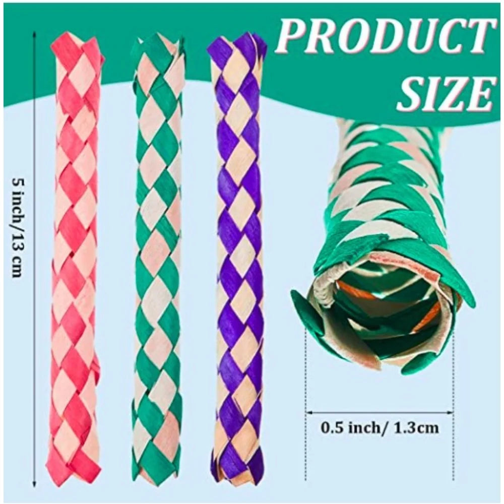 Bulk Pack of 72 Bamboo Finger Traps Q185