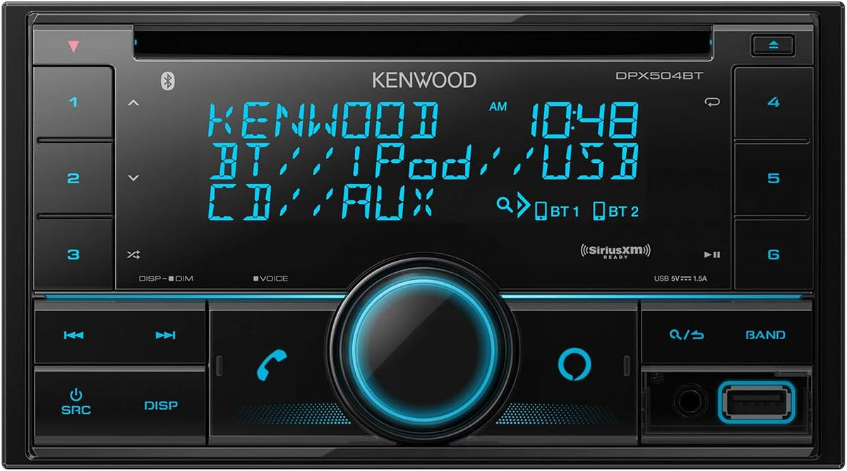 Double DIN Digital Media Receiver with Bluetooth R131488