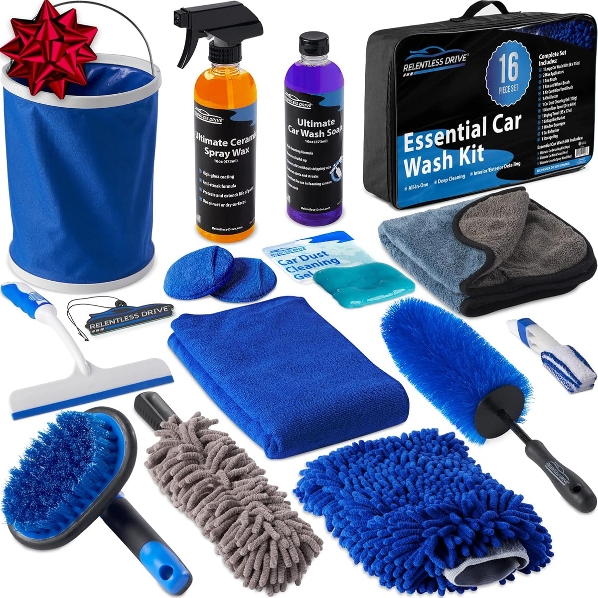 20pc Car Wash Kit with Bucket C69504