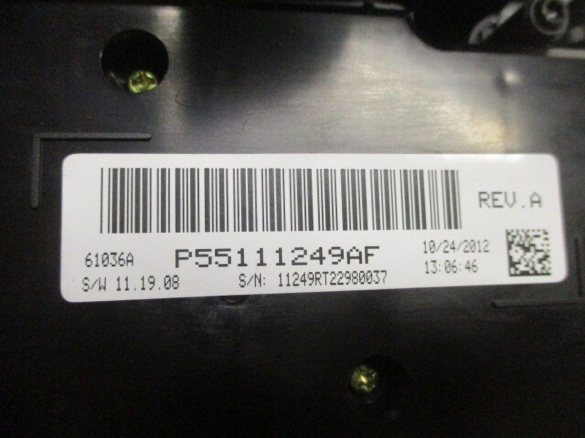 Pre-Owned Dodge Caravan Manual Climate AC Heater Temperature Control J2057