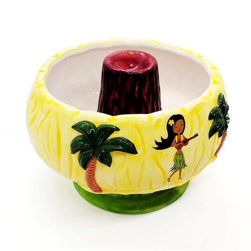 Ceramic Tiki Bowl Cocktail Drinkware H254780