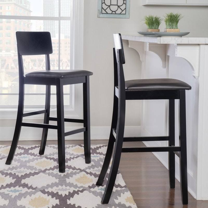 Black Contemporary Bar Stool K5029