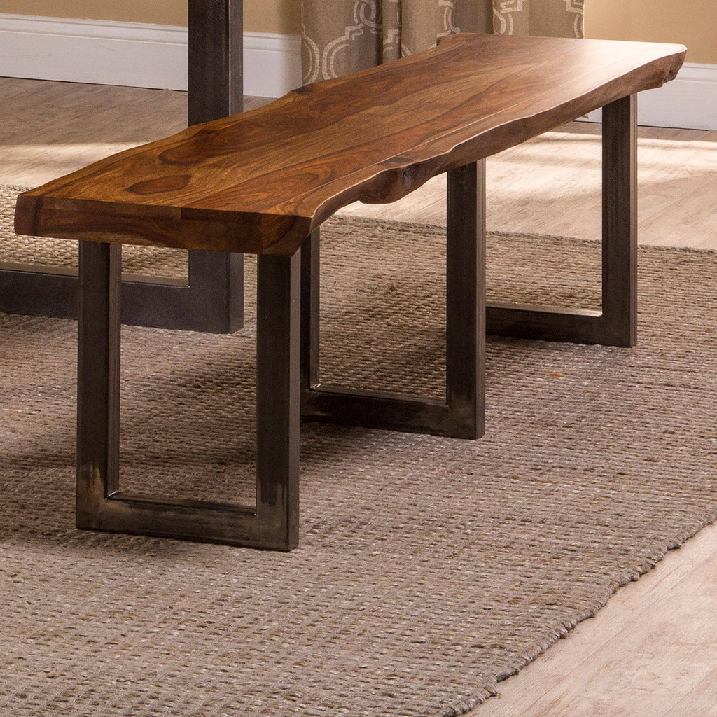 Natural Sheesham Bench U46558