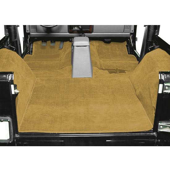 Rust Cut Pile Carpet Kit for Jeep Wrangler YJ J342