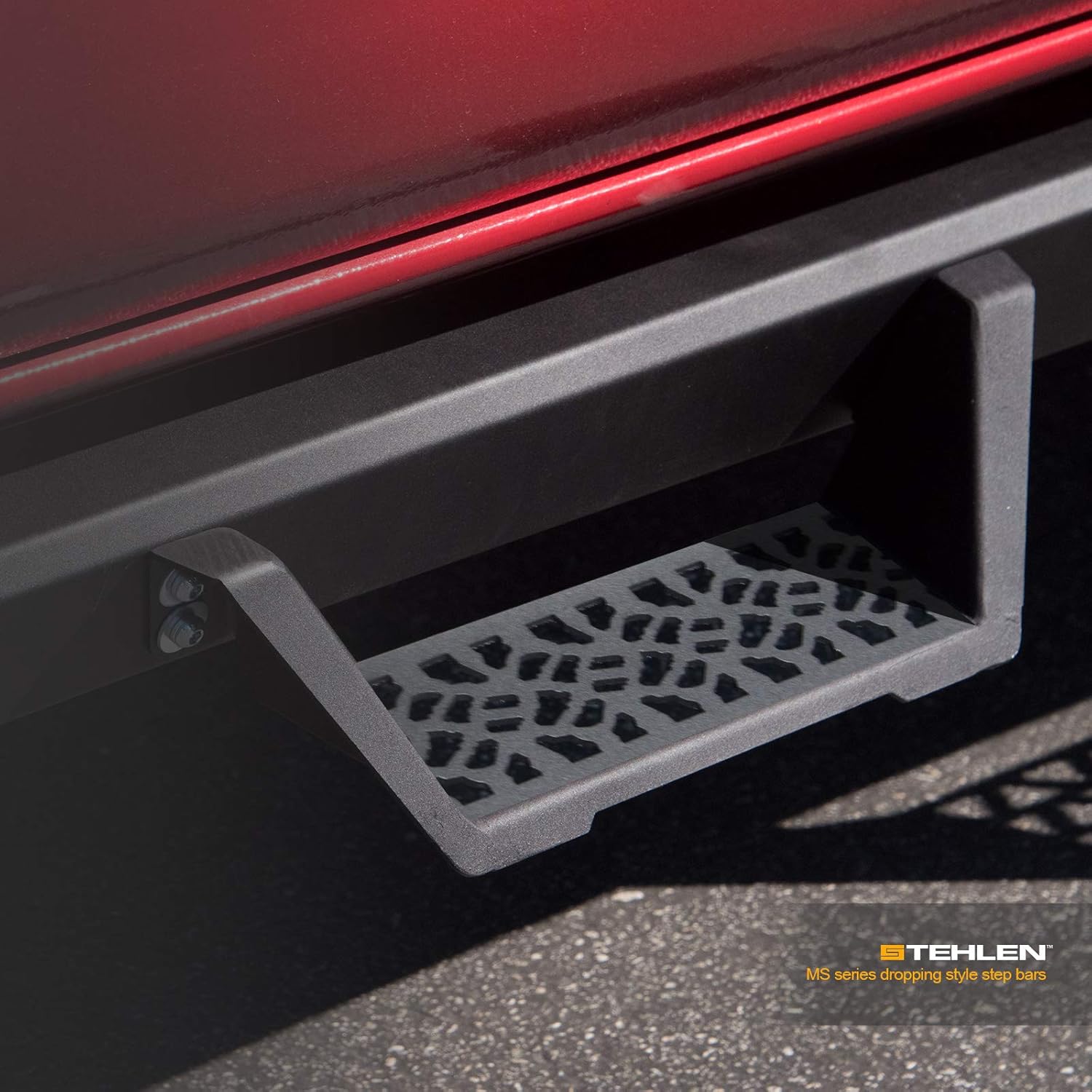 Matte Black Modular Drop Step Side Nerf Bars Running Boards K6724