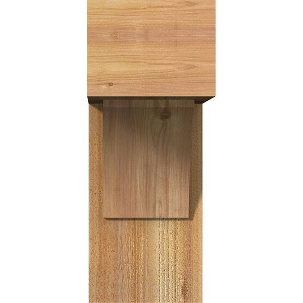 Rough Sawn Cedar Bracket with Offset Brace M7774