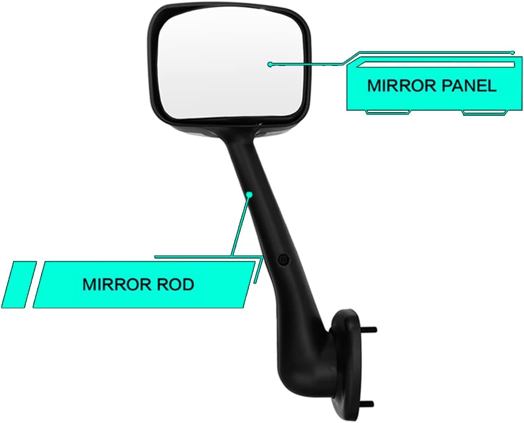 Chrome Hood Mirror Assembly for Freightliner Cascadia F701