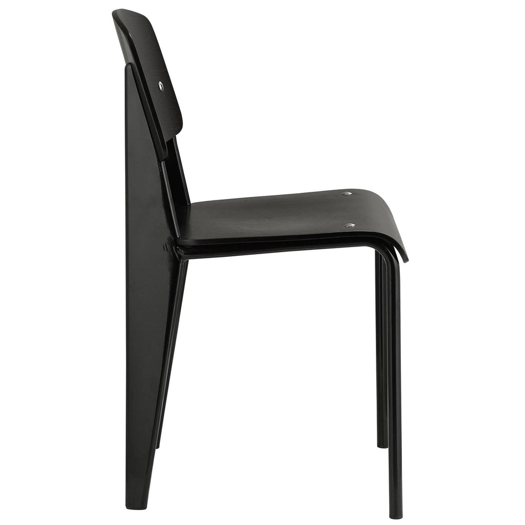 Walnut Black Dining Side Chair X167906