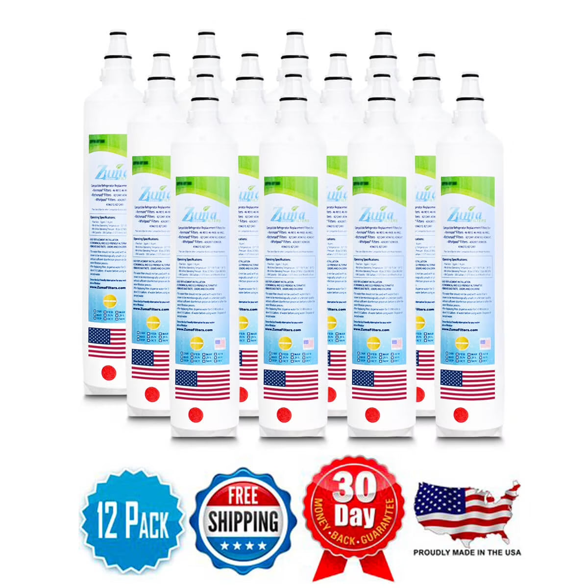 Water Filters, 12 Pack A2720