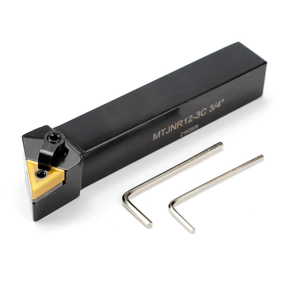 Lathe Turning Tool Holder with TNMG332 Insert, 93 Degree, Pack of 2 K832