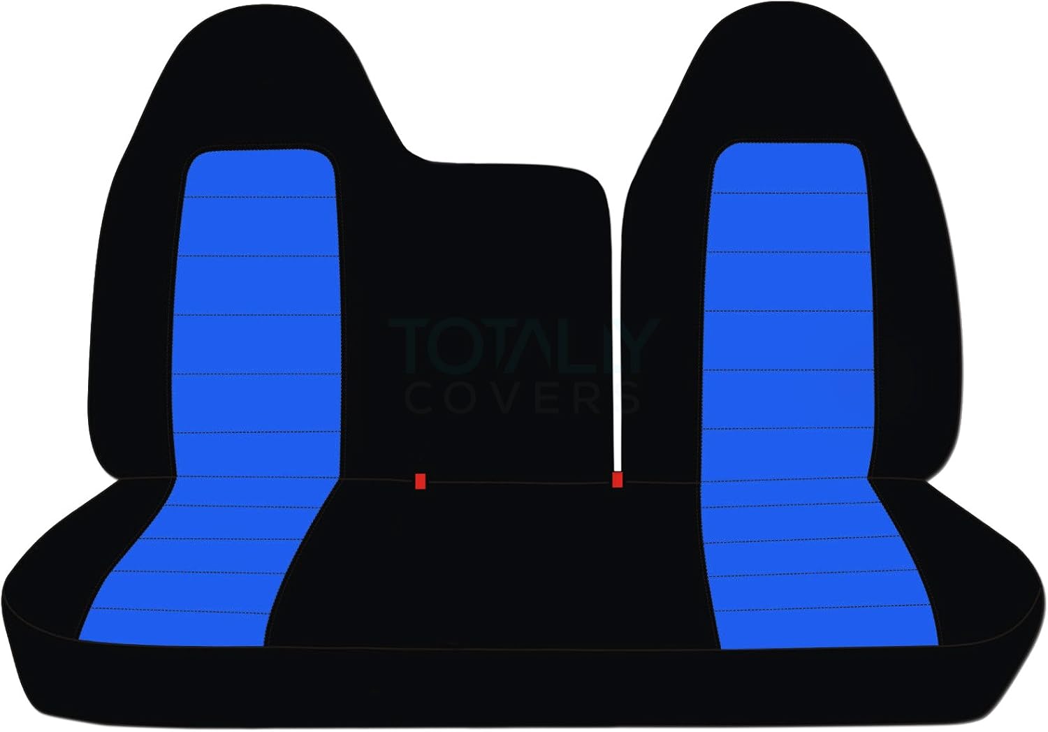 Black & Yellow Two-Tone Truck Seat Covers V739336