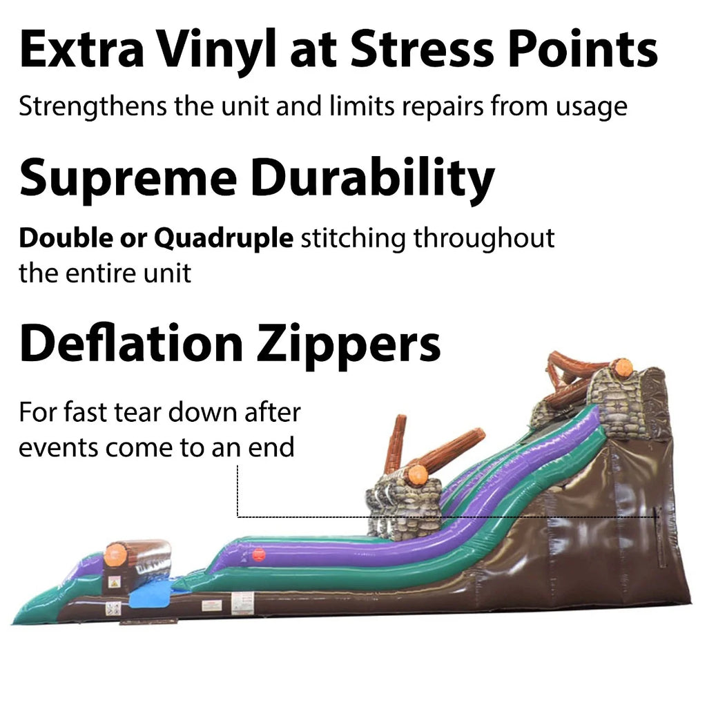 Inflatable Water Slide with Blower, 21' F204272