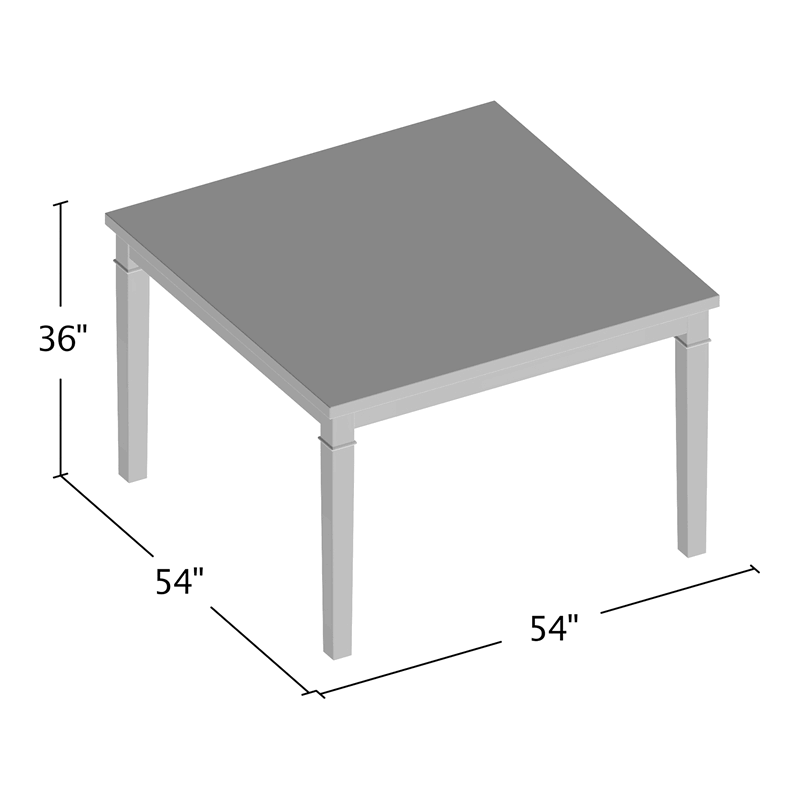 Black Wood Counter Height Table with Faux Marble Top U8951