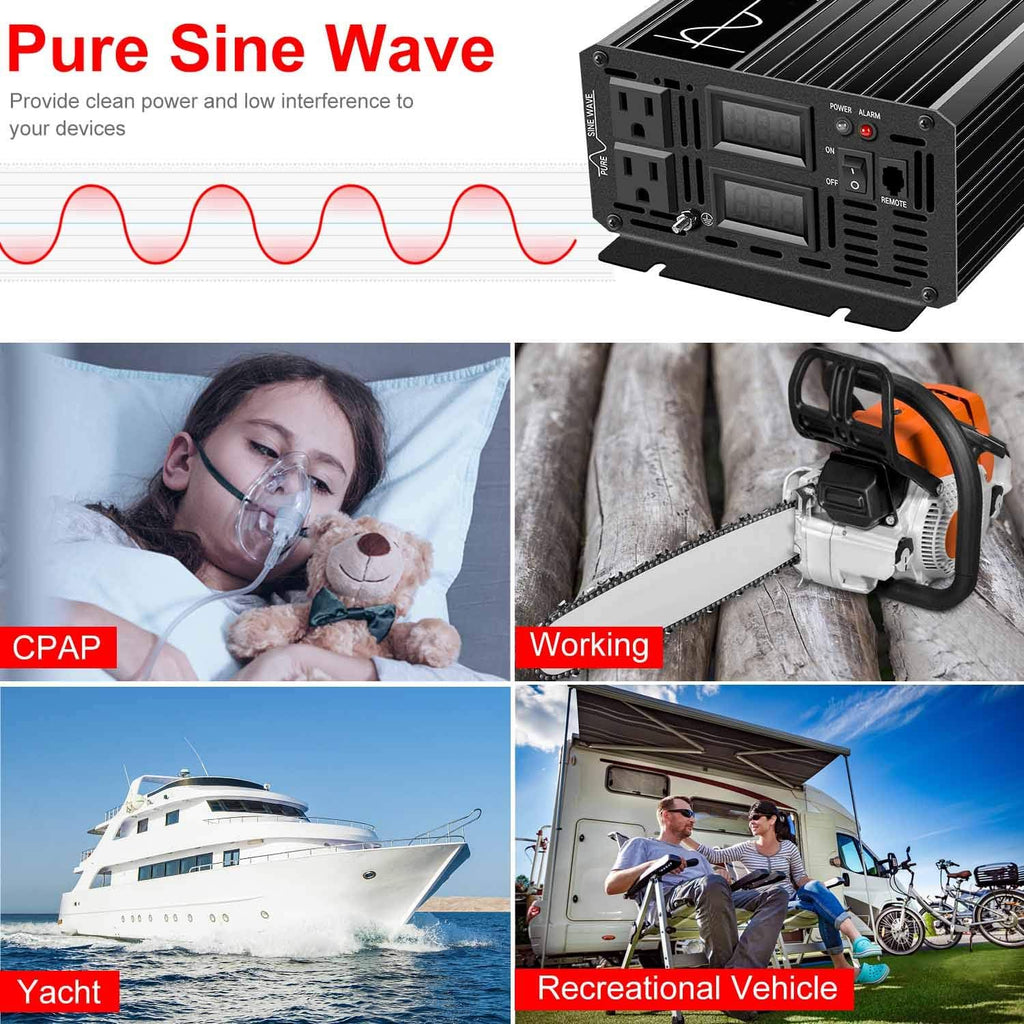 1500W Pure Sine Wave Solar Inverter U706697