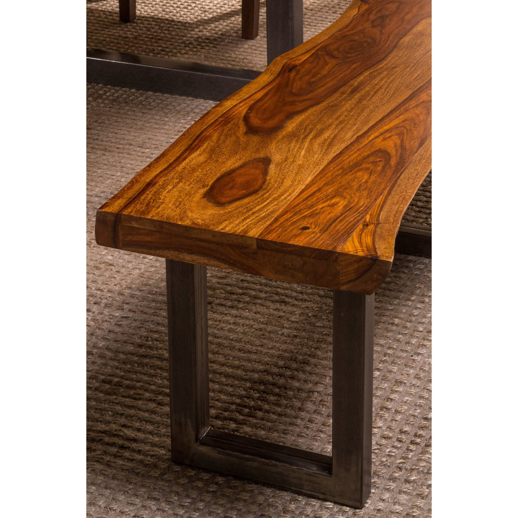 Natural Sheesham Bench U46558