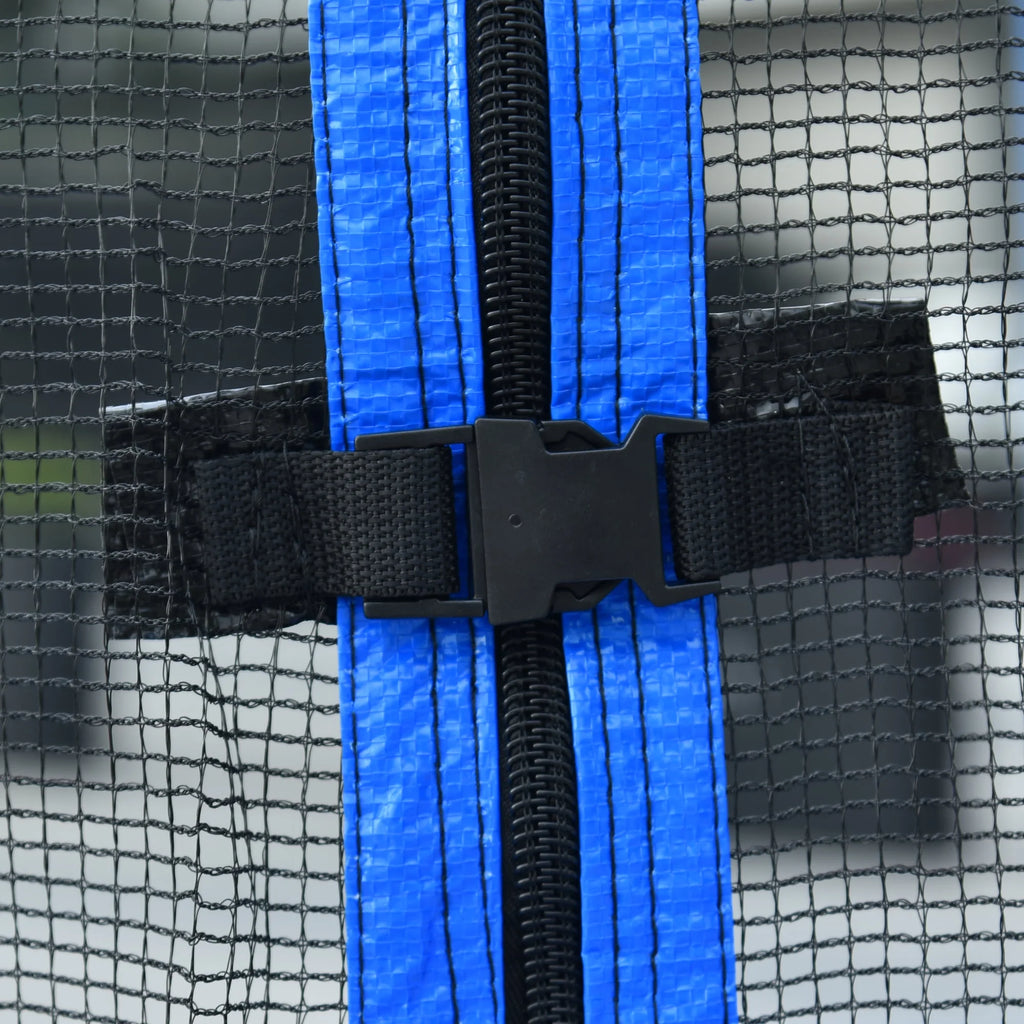 14 FT Trampoline Set with Safety Enclosure Net, Basketball Backboard and Ladder R1539