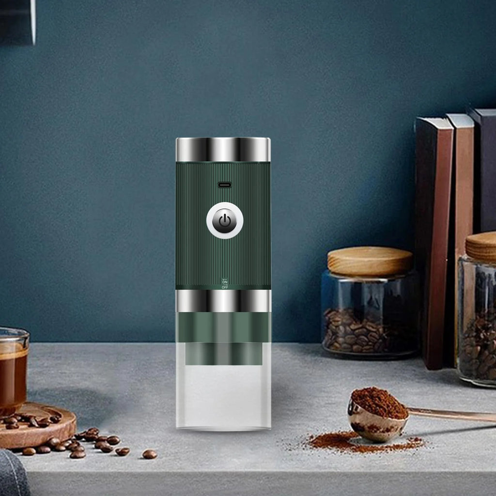 Green Stainless Steel Electric Coffee Grinder C519039