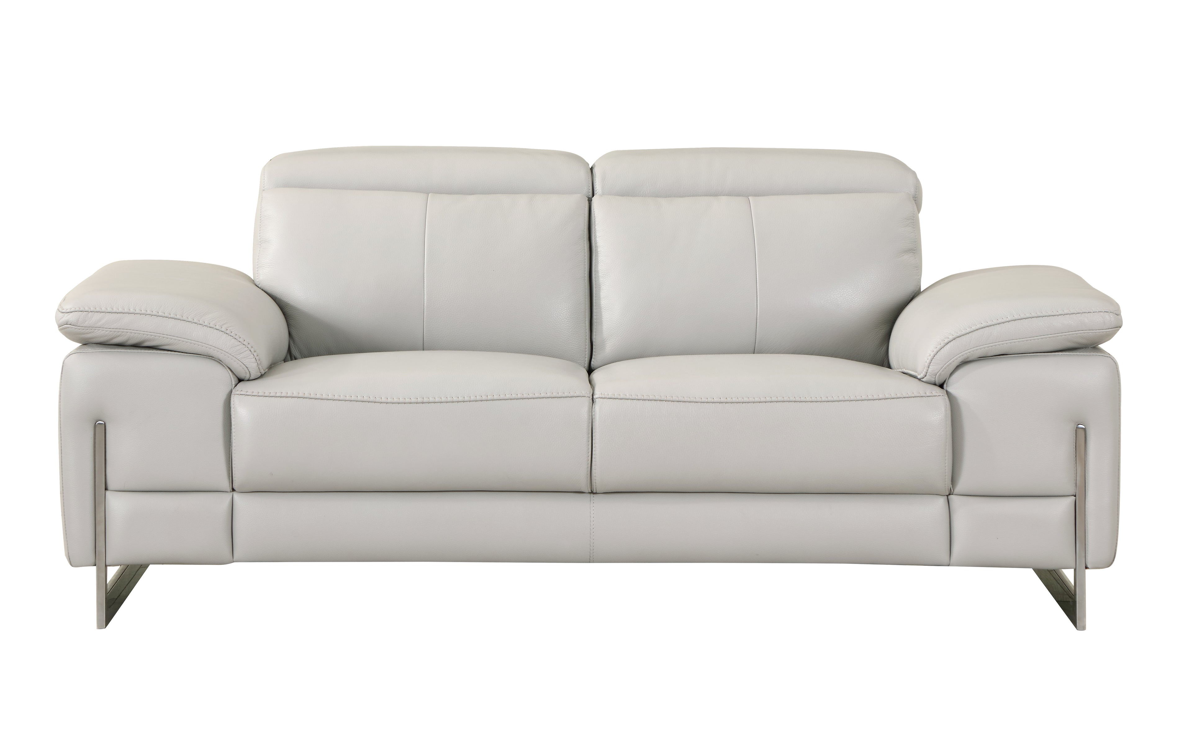 Italian Leather Loveseat B599