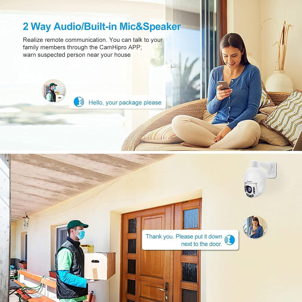 5MP PTZ POE Security Camera with 5X Optical Zoom G811834
