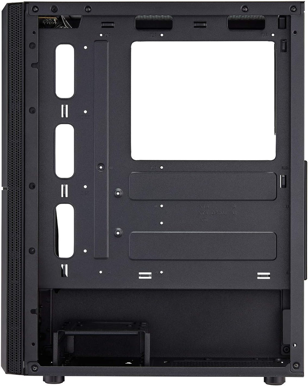 ATX Mid Tower PC Gaming Case with Tempered Glass Side Panel N3328