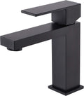 Matte Black Single Hole Bathroom Sink Faucet B27723
