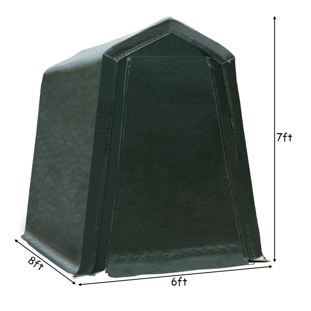 6 x 8 Outdoor Carport Patio Storage Shelter Shed Car Canopy P80692