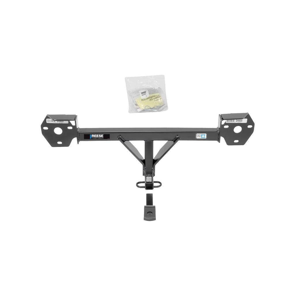 Class 1 Trailer Hitch, 1-1/4 Inch Square Receiver, Black A16184