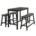 4 Piece Counter Height Solid Wood Dining Set Y525444