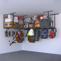 4x8 Overhead Garage Storage Rack with Accessory Hooks, 2-Pack X2031