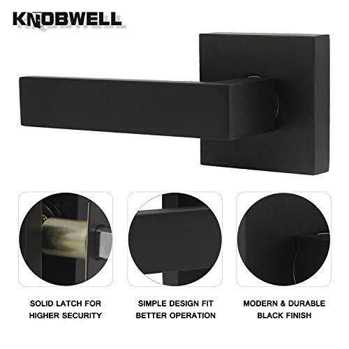 6 Pack Matte Black Interior Door Handles R857