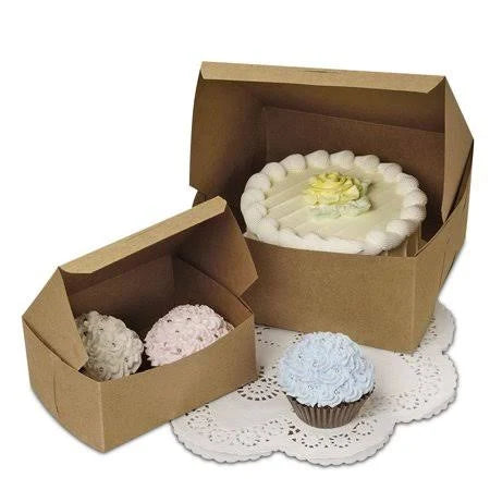 10 x 10 x 4 Kraft Cake & Pie Box J243495