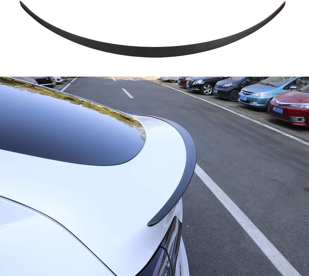 Glossy Real Carbon Fiber Spoiler Wing Y127810