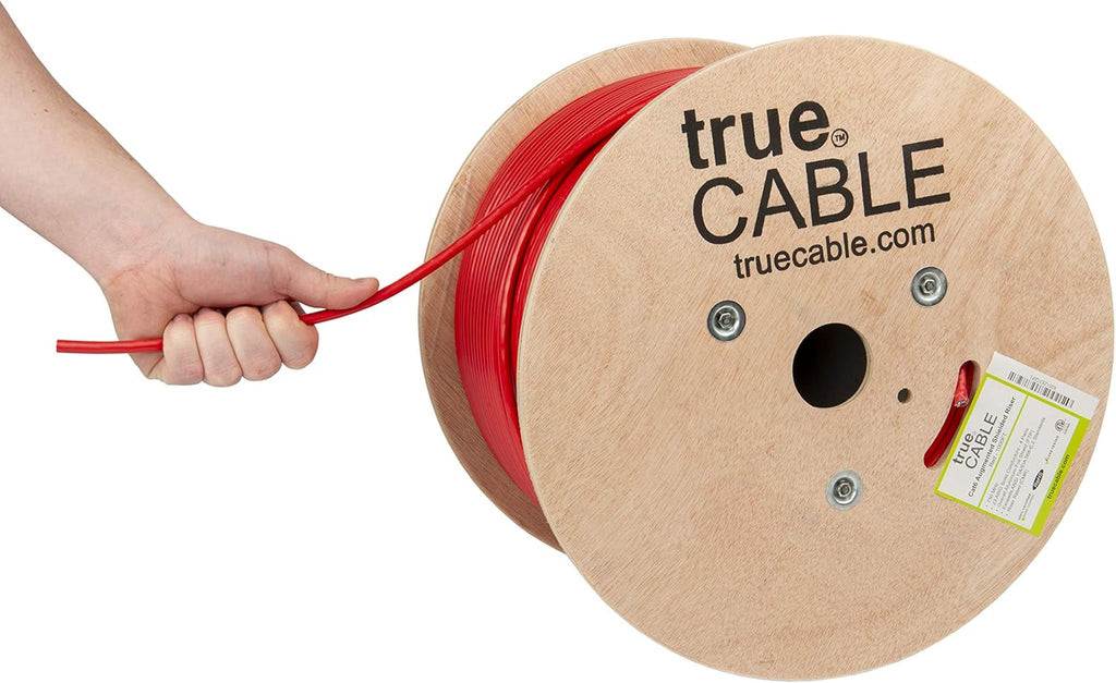 1000ft Black 23AWG Solid Bare Copper Bulk Ethernet Cable W7107