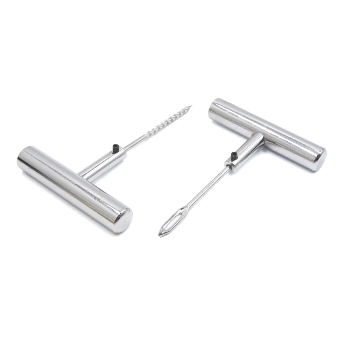 2pcs Stainless Steel T Handle Tubeless Tires Repair Tool Kit C32895