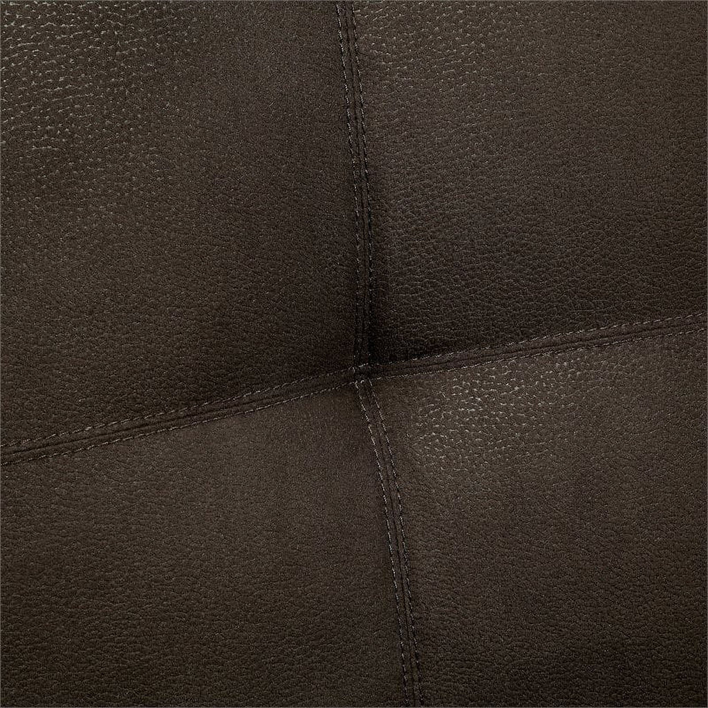 Brown Fabric Convertible Sofa I9816