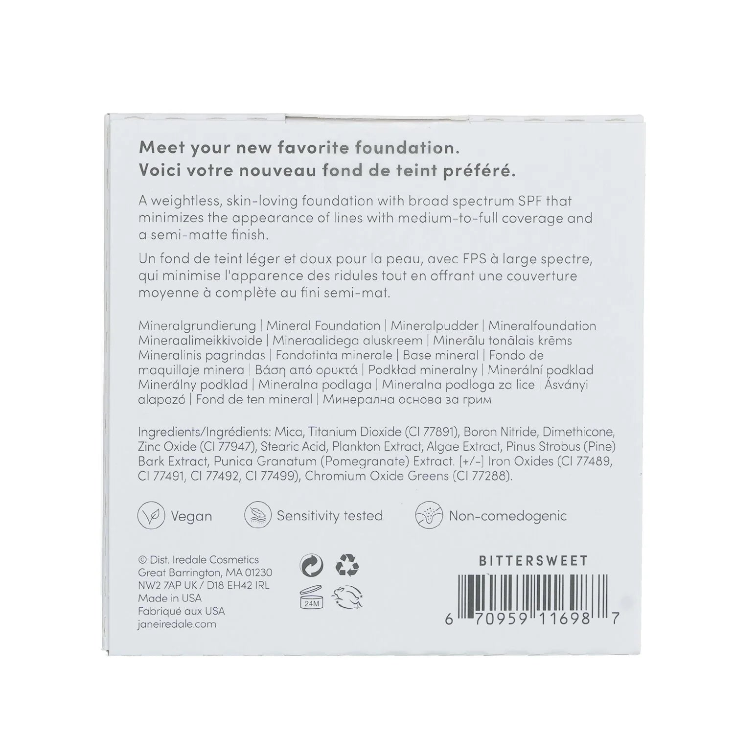 Mineral Foundation Refill SPF 20 Latte 9.9g J937545