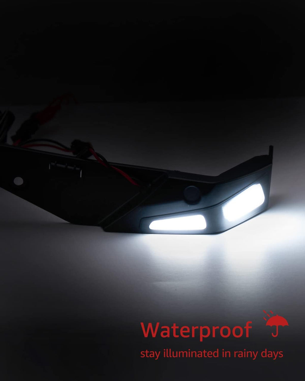 Black Aluminum Hand Guards LED Lighting Kit (2PCS) C6030