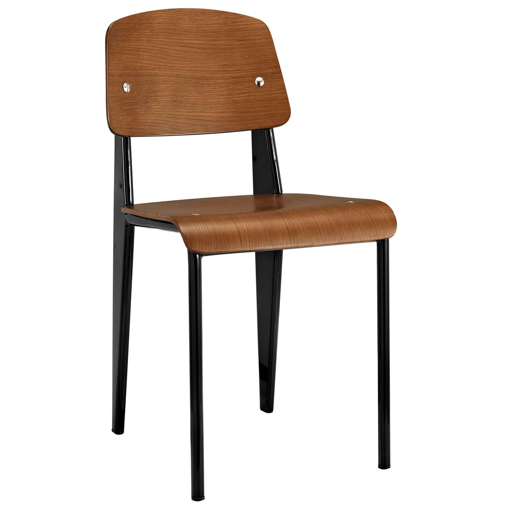 Walnut Black Dining Side Chair X167906