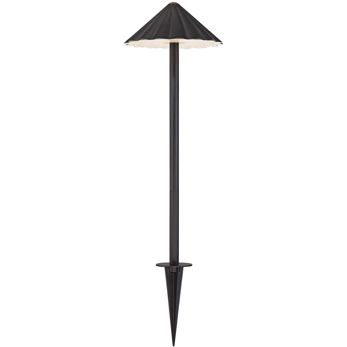 Bronze LED Scalloped Path Light Landscape Kit C837199