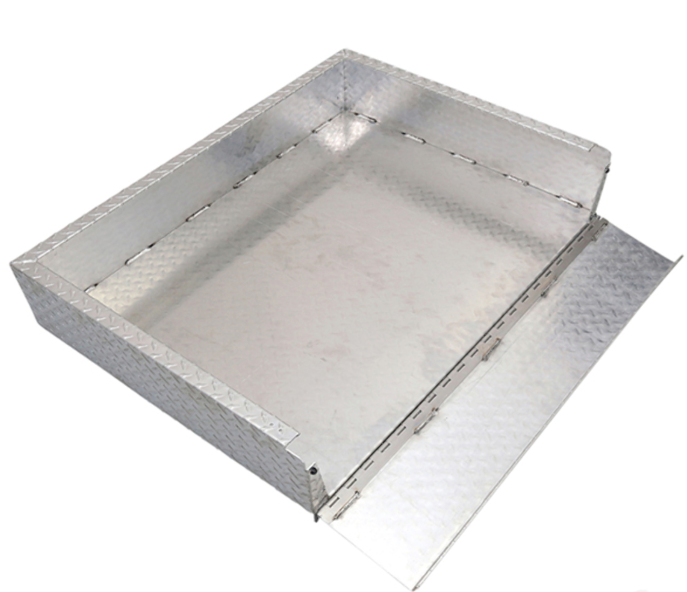 Aluminum Diamond Plate Utility Cargo Box with Brackets V559868