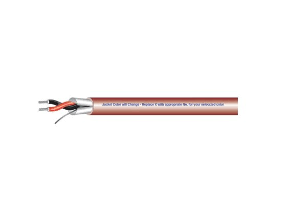 2 Conductor 22AWG Bonded Shield Cable 500ft Orange W990303