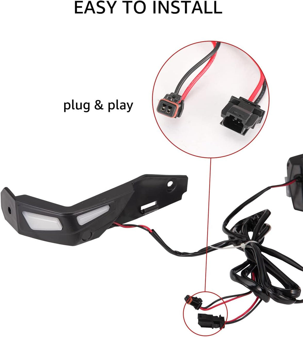 Black Aluminum Hand Guards LED Lighting Kit (2PCS) C6030