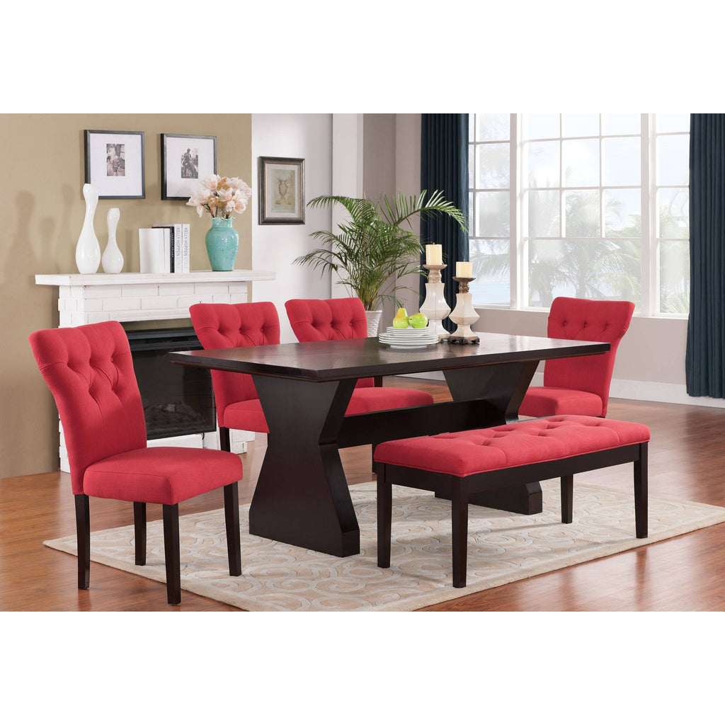 Espresso Brown Side Chair - 2 count V21283