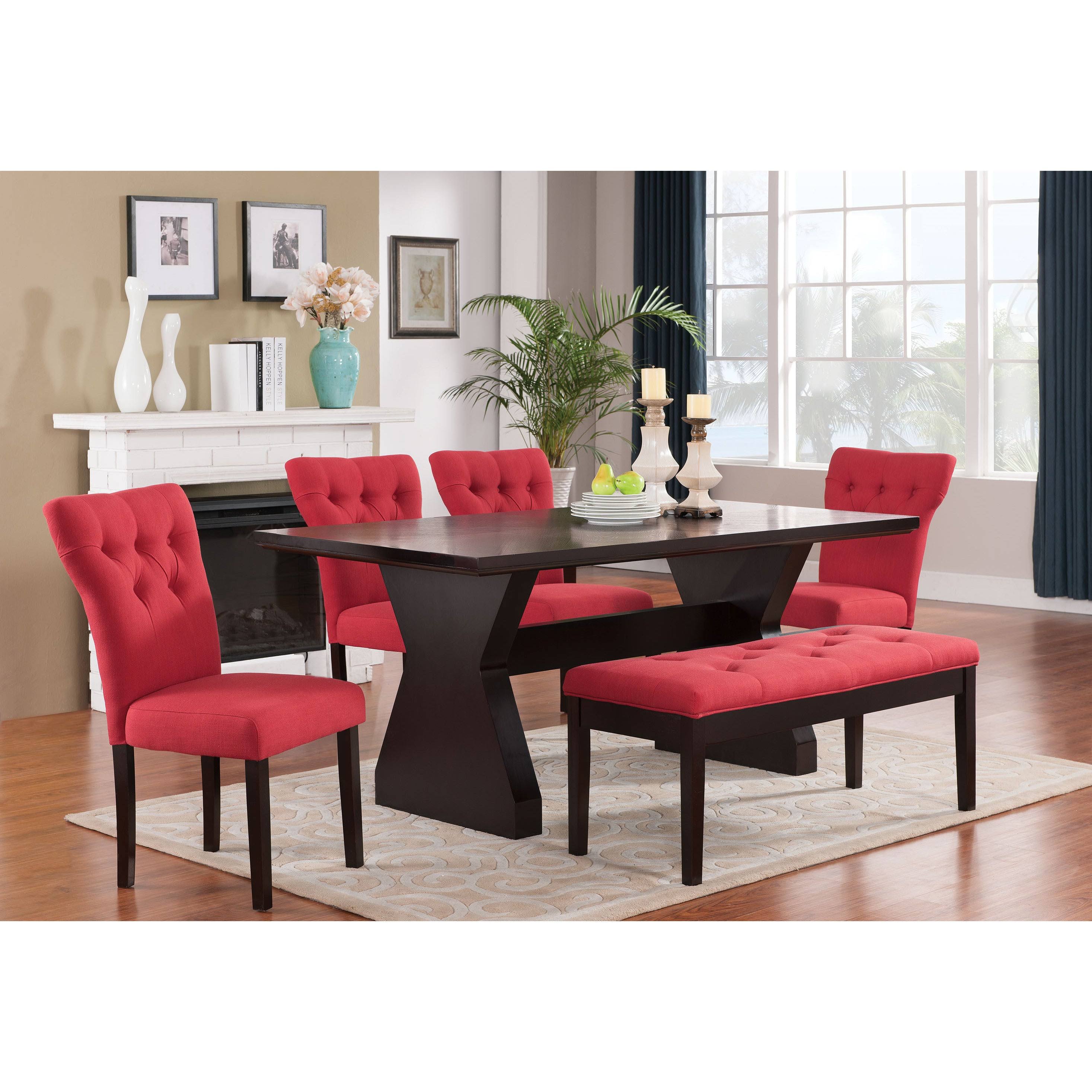 Espresso Brown Side Chair - 2 count V21283