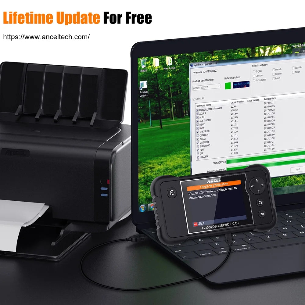 OBD2 Car Scanner Code Reader B458