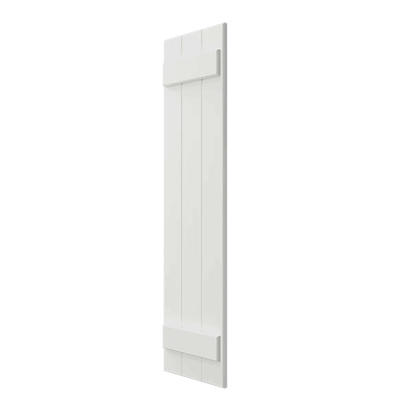 Composite Board-n-Batten Shutters, Per Pair C1960