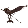 Kinetic Jumbo Rocking Owl on a Garden Stake E53458