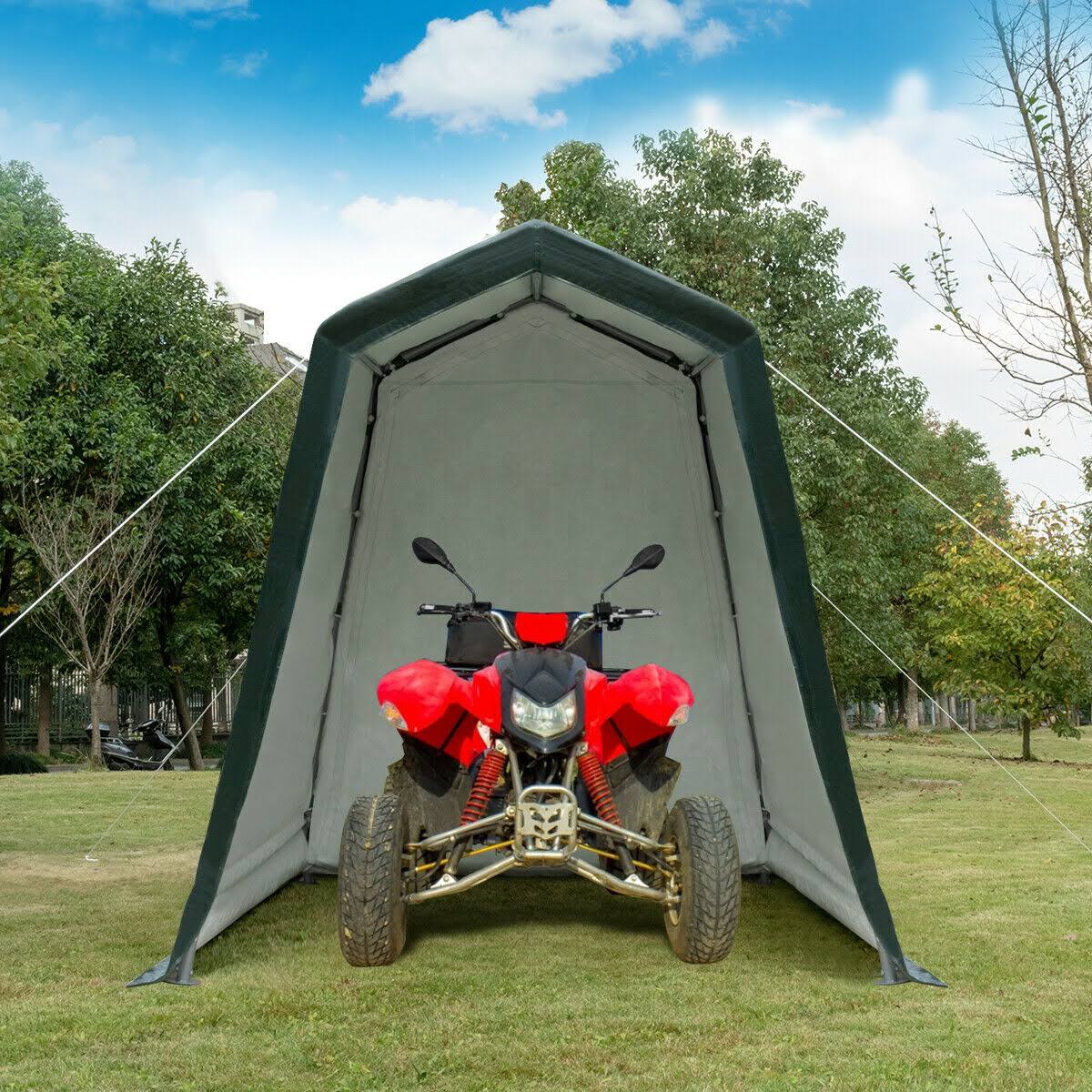 6 x 8 Outdoor Carport Patio Storage Shelter Shed Car Canopy P80692