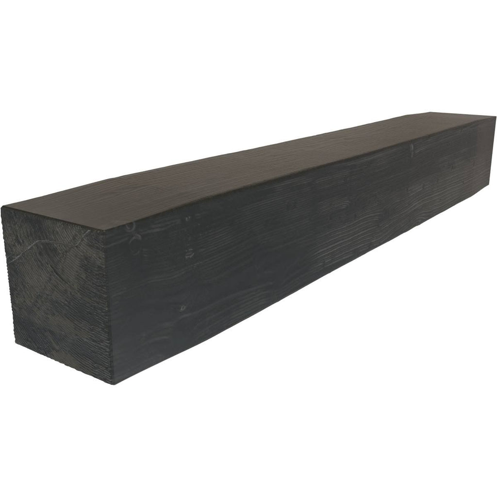 Aged Ash Sandblasted Faux Wood Fireplace Mantel Y23462